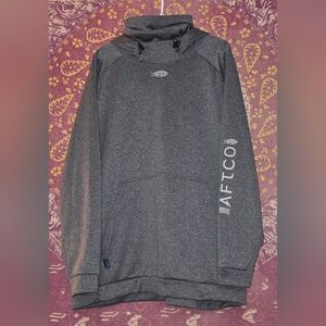 Mens Outdoor/ Active Fleece-lined Hoodie ~ Charcoal Heather ~ 2XL